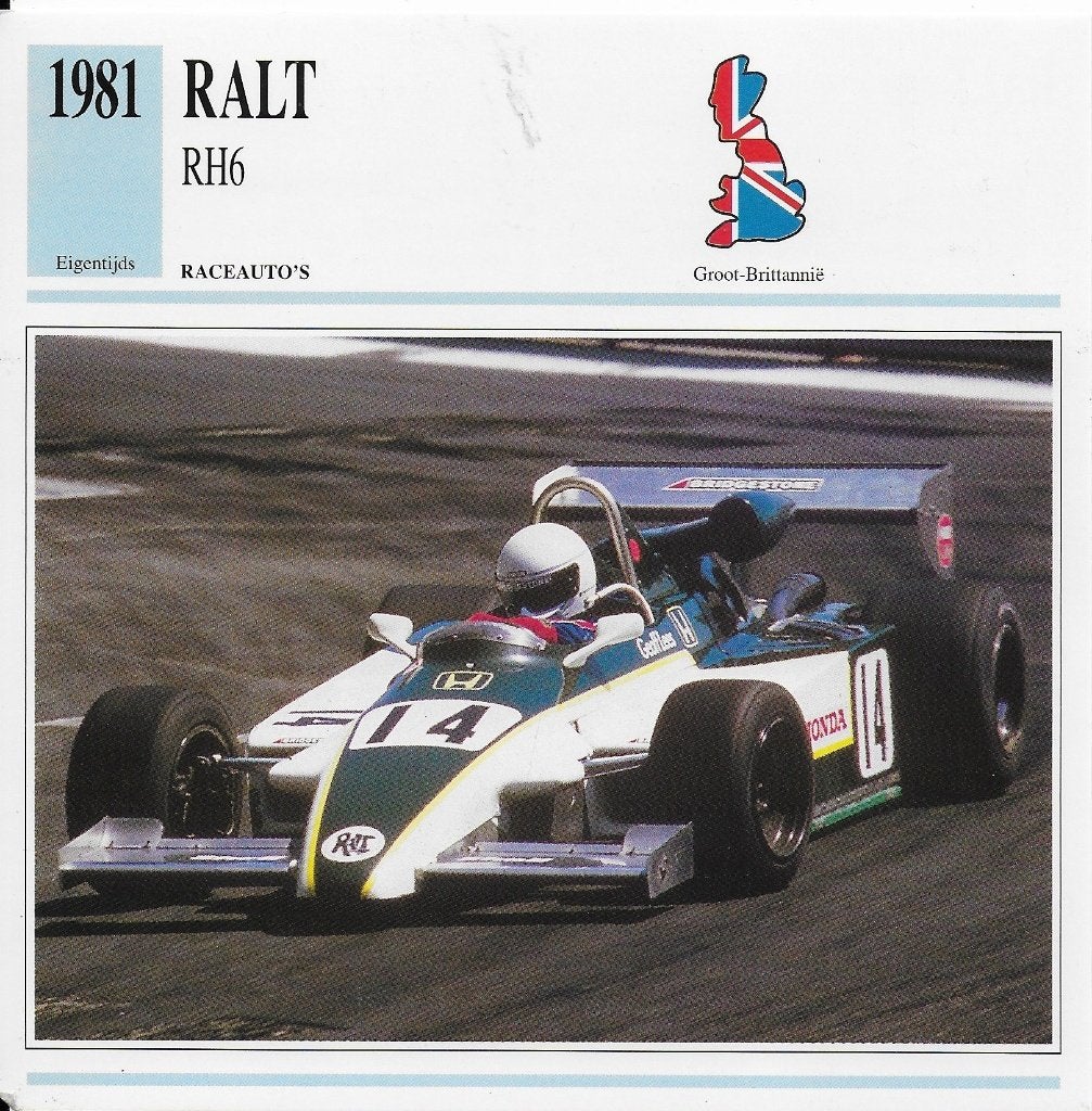 Ma906 autokaart ralt rh6 ( 1981 ), Ophalen of Verzenden, Zo goed als nieuw, Auto's