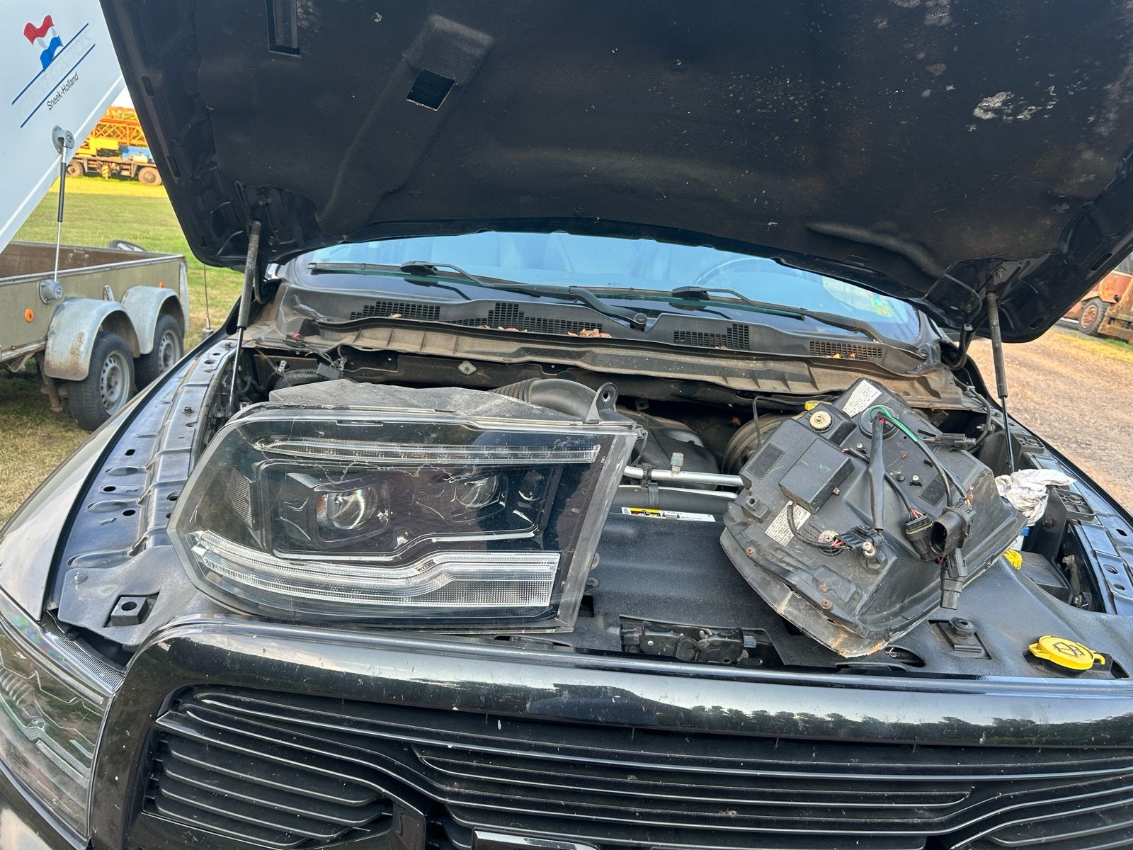 Morimoto RAM koplampen Dodge RAM schade, Auto-onderdelen, Ophalen of Verzenden, Gebruikt, Dodge