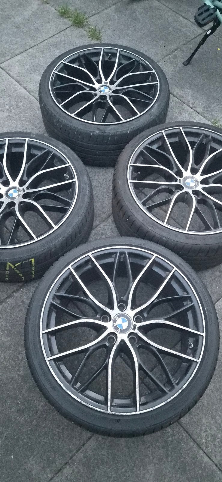 BMW velgen en banden 19 inch, Auto-onderdelen, Ophalen, 19 inch, Overige, Zomerbanden
