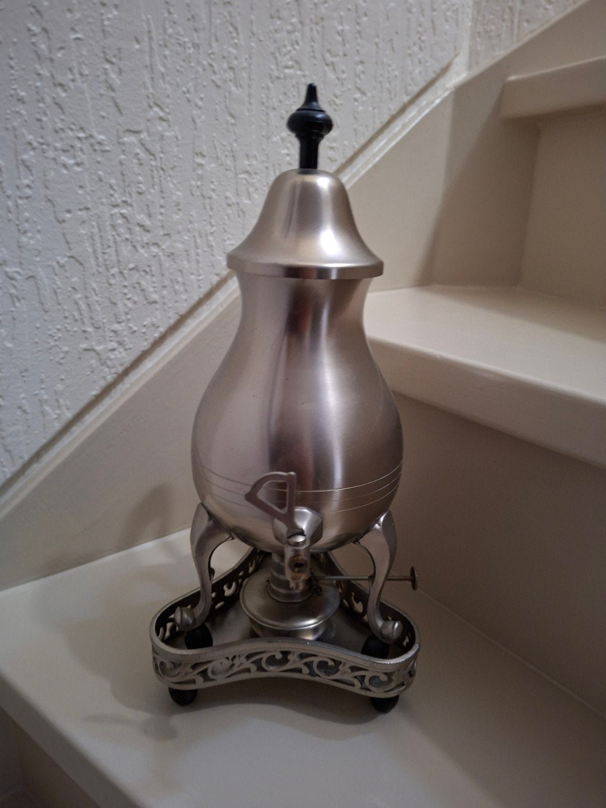 Antieke koffie- of theepercolator, Antiek en Kunst, Ophalen of Verzenden