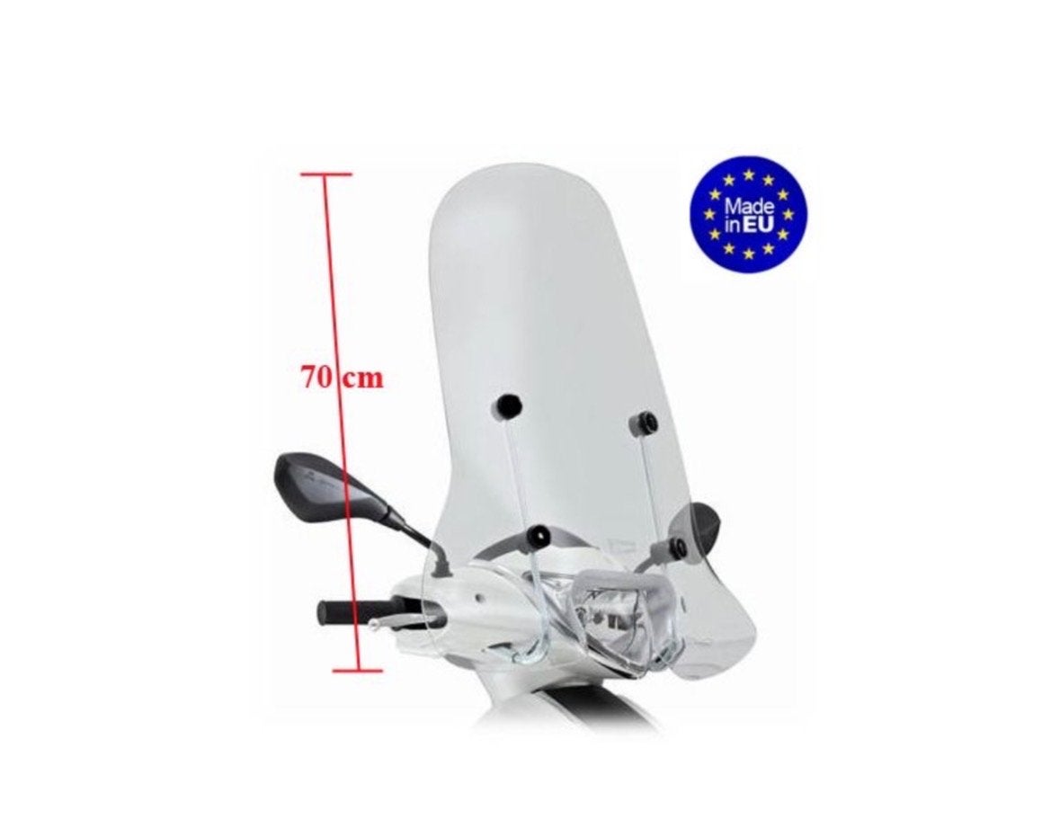 Piaggio New Fly Windscherm - 70 cm hoog, Ophalen of Verzenden, Gebruikt, Overige typen, Piaggio