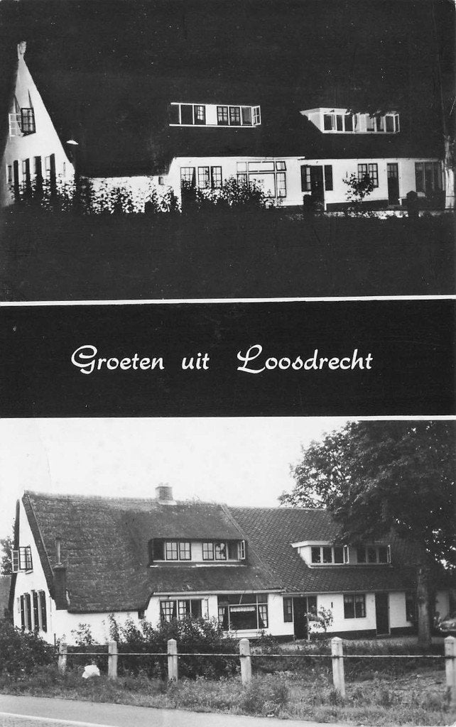JP889 Loosdrecht Groeten uit Pension Mur 1972, Ophalen of Verzenden, 1960 tot 1980, Ongelopen, Noord-Holland
