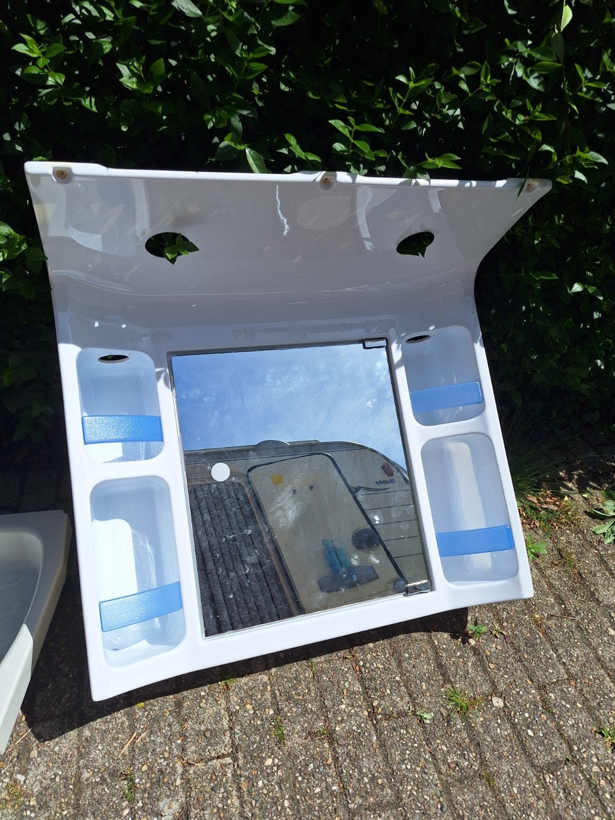 Badkamerkastje uit een Hobby De Luxe easy caravan, Ophalen, Gebruikt