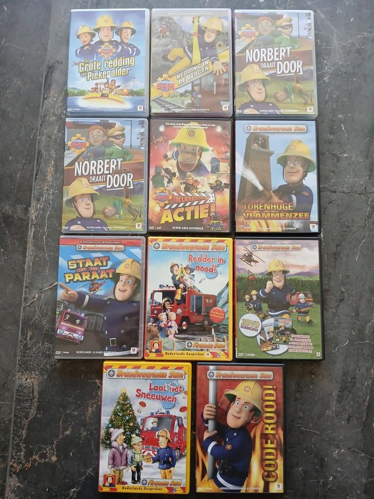 Brandweerman sam - dvd's zie titels en prijzen in beschrijv, Alle leeftijden, Ophalen of Verzenden, Zo goed als nieuw