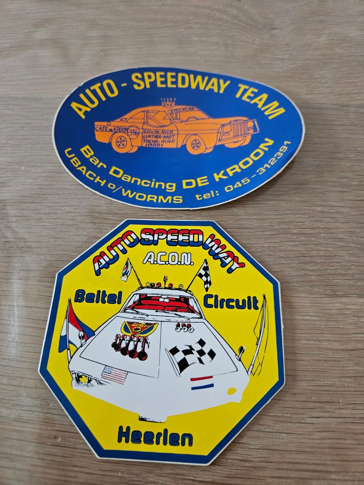 Auto Speedway stickers, Ophalen of Verzenden, Zo goed als nieuw