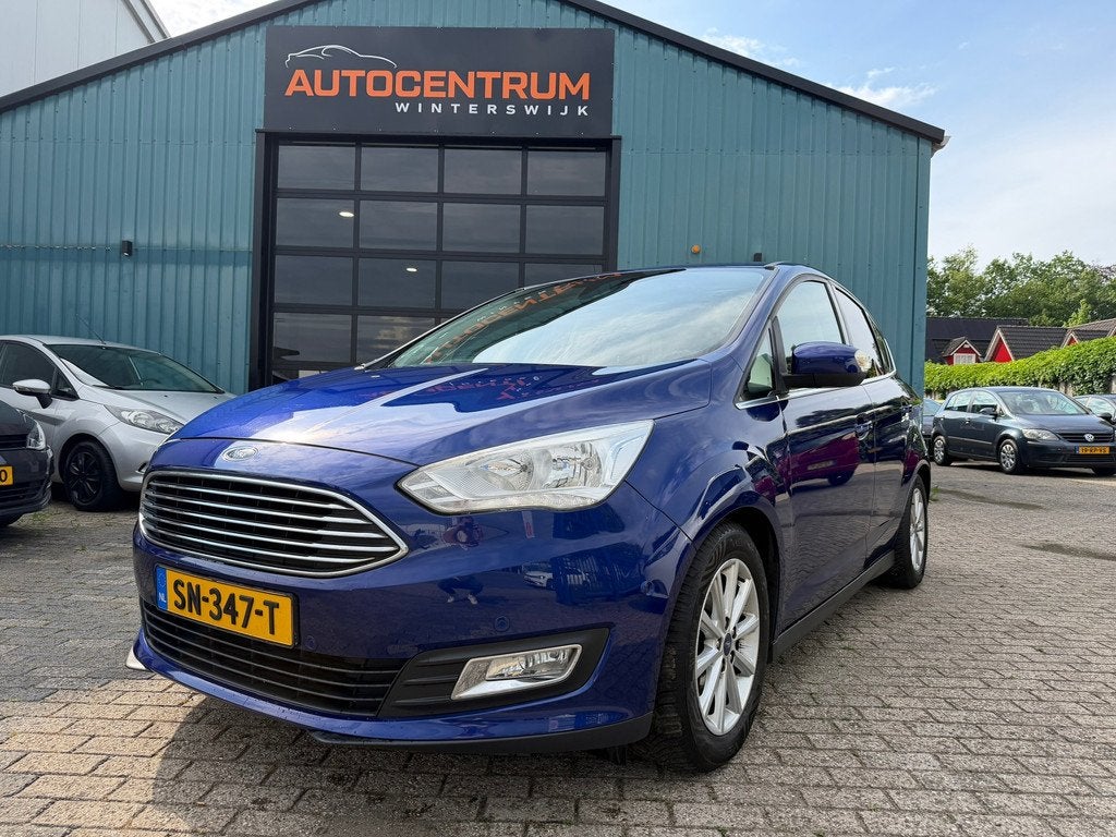 Ford C-Max 1.0 Titanium Nweapk NweDistributie, 125 pk, Gebruikt, Blauw, Alcantara