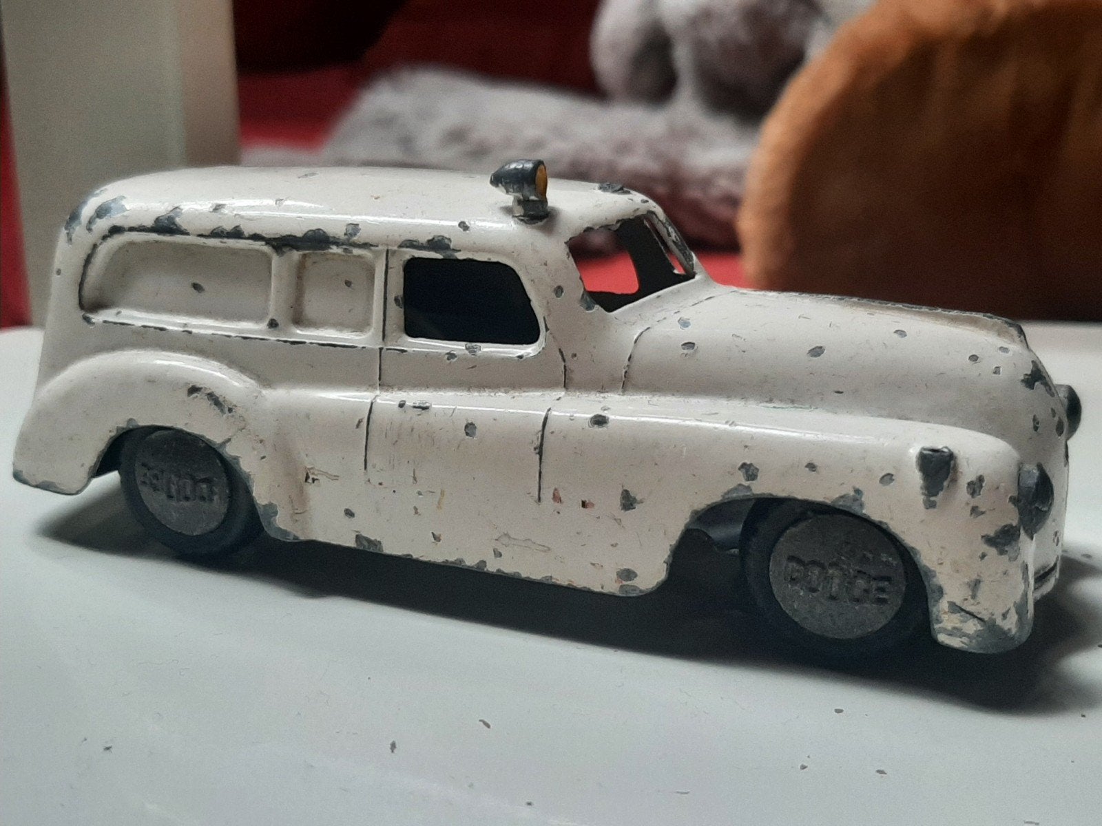 Vintage Tekno Dodge Ambulance (nr. 733) - Jaren '50/'60, Ophalen of Verzenden, Gebruikt, Auto