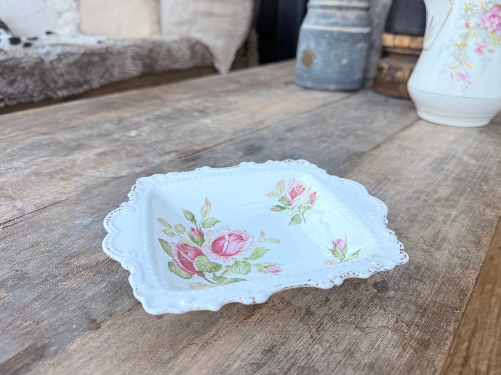 Prachtige Vintage Royal Albert "Sweet Romance" Bonbonschaal, Ophalen