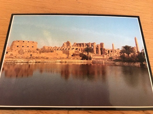 Karnik Tempel Egypte, Ophalen of Verzenden, Voor 1920, Ongelopen, Buiten Europa