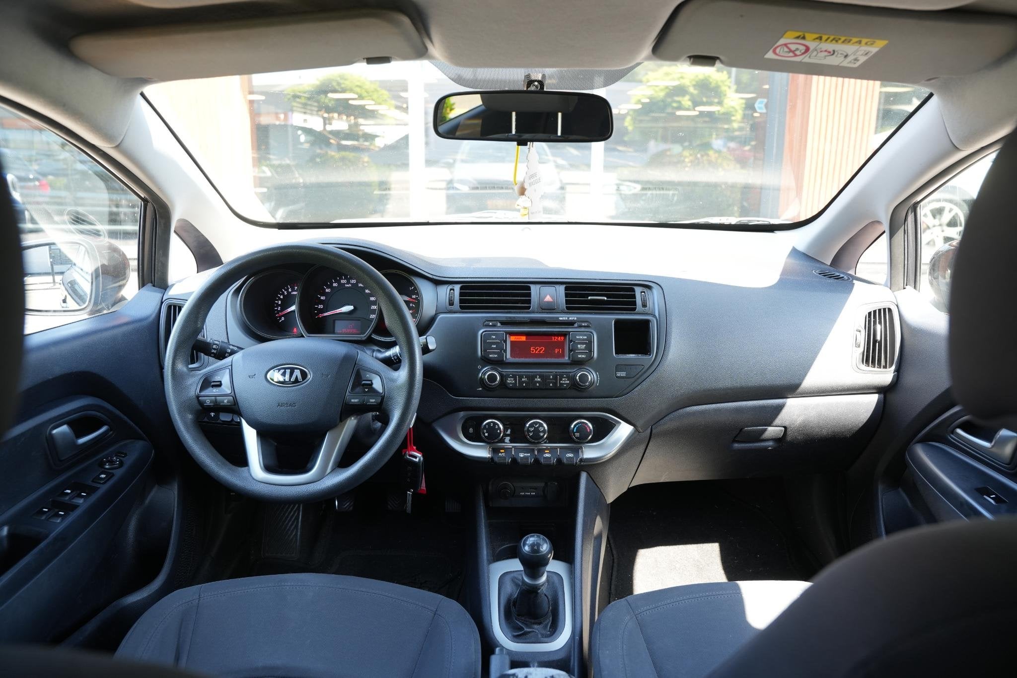 Kia Rio 1.2 CVVT Plus Pack Airco 5 Deurs, Auto's, 4 cilinders, Origineel Nederlands, Handgeschakeld, Rio