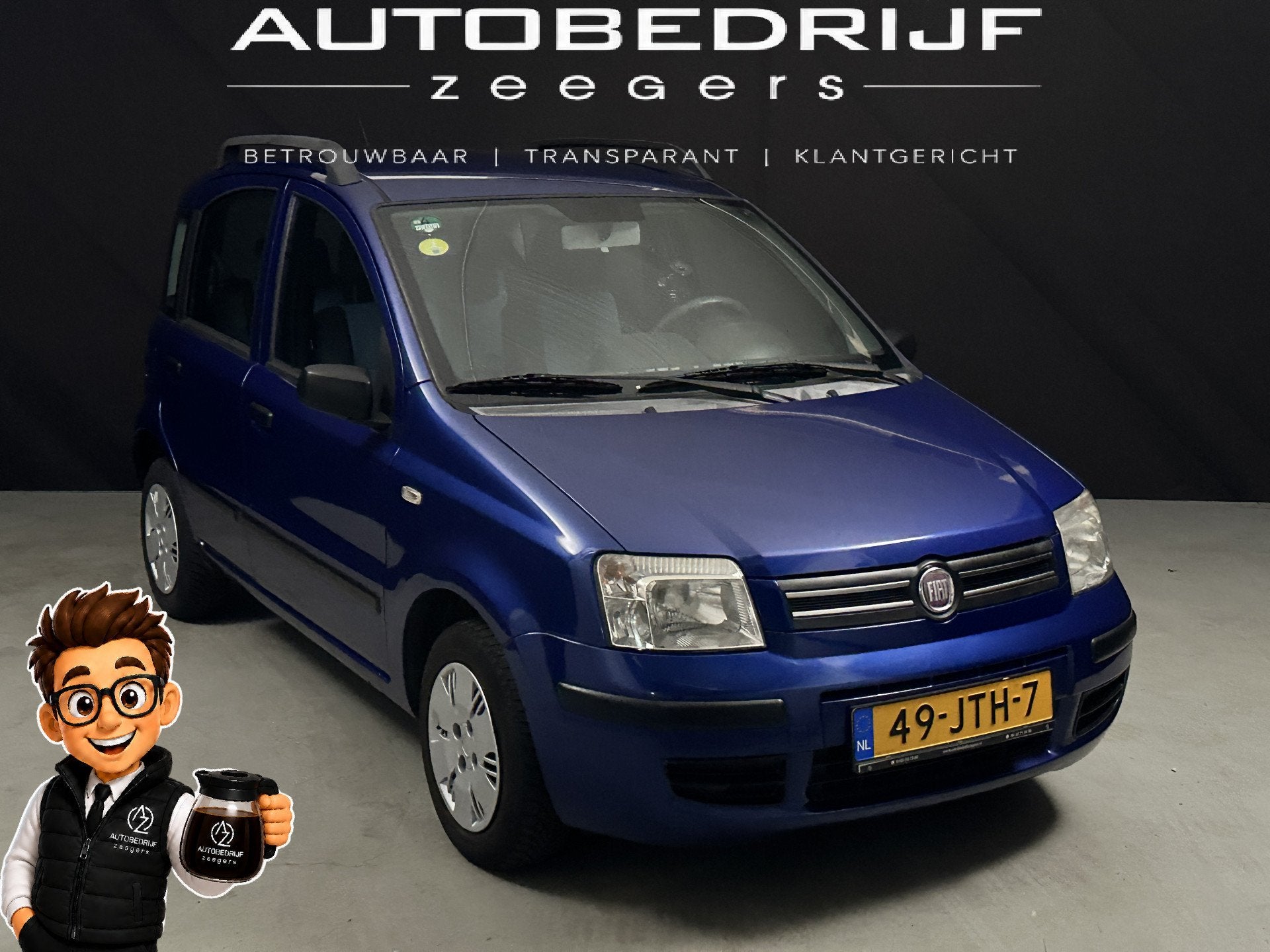 Fiat Panda 1.2 Edizione Cool *NAP*City*Zeer goed onderhouden, Voorwielaandrijving, Gebruikt, 1242 cc, Origineel Nederlands