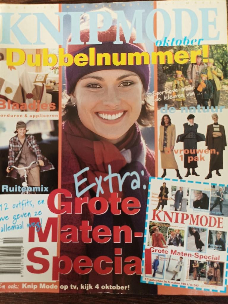 Knipmode oktober 1997, Overige typen, Vrouw, Ophalen of Verzenden, Zo goed als nieuw