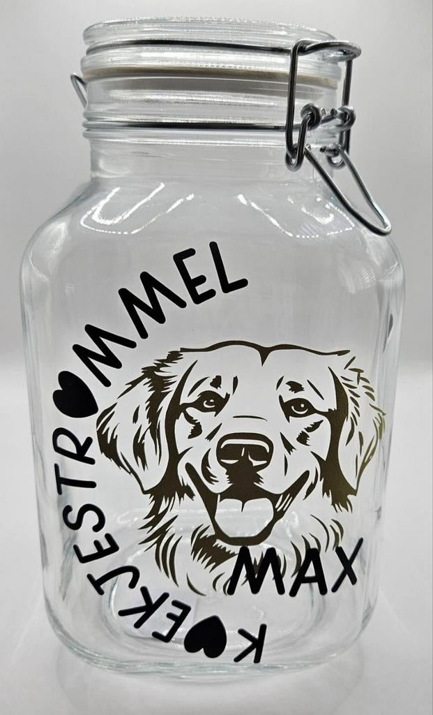Snoepjespot / koekjespot huisdier hond kat gepersonaliseerd, Dieren en Toebehoren, Honden-accessoires, Nieuw, Ophalen of Verzenden