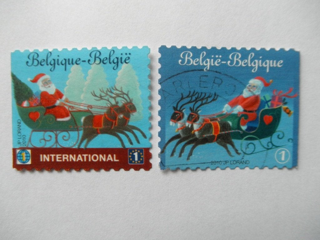Postzegels België 2010 kerst - cw. 2,50., Ophalen of Verzenden, Gestempeld, Kerst