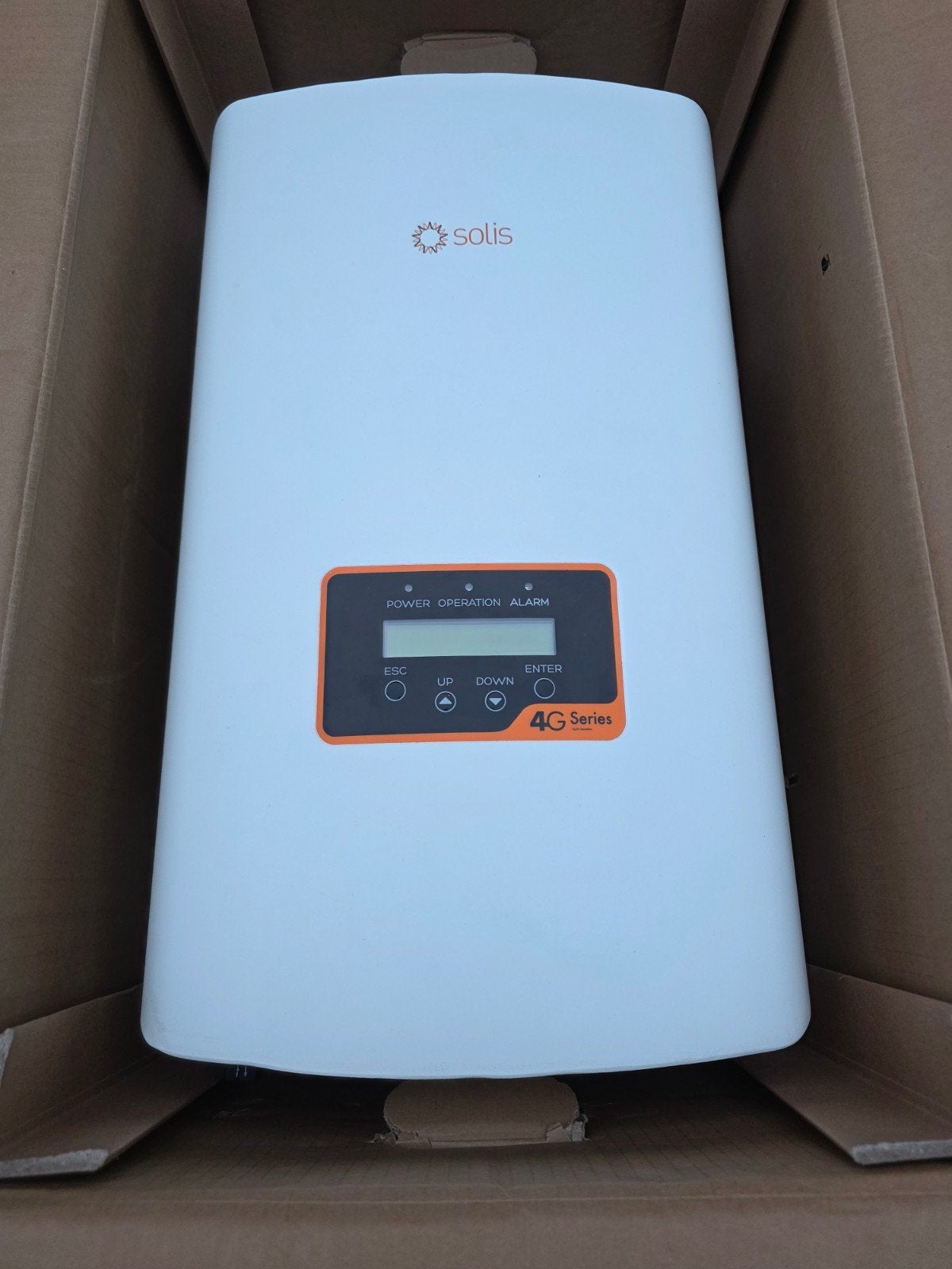 Omvormer Solis 3 Fase 4000W (3P-4K-4G) incl. Wifi stick, Ophalen of Verzenden, Zo goed als nieuw, Overige typen