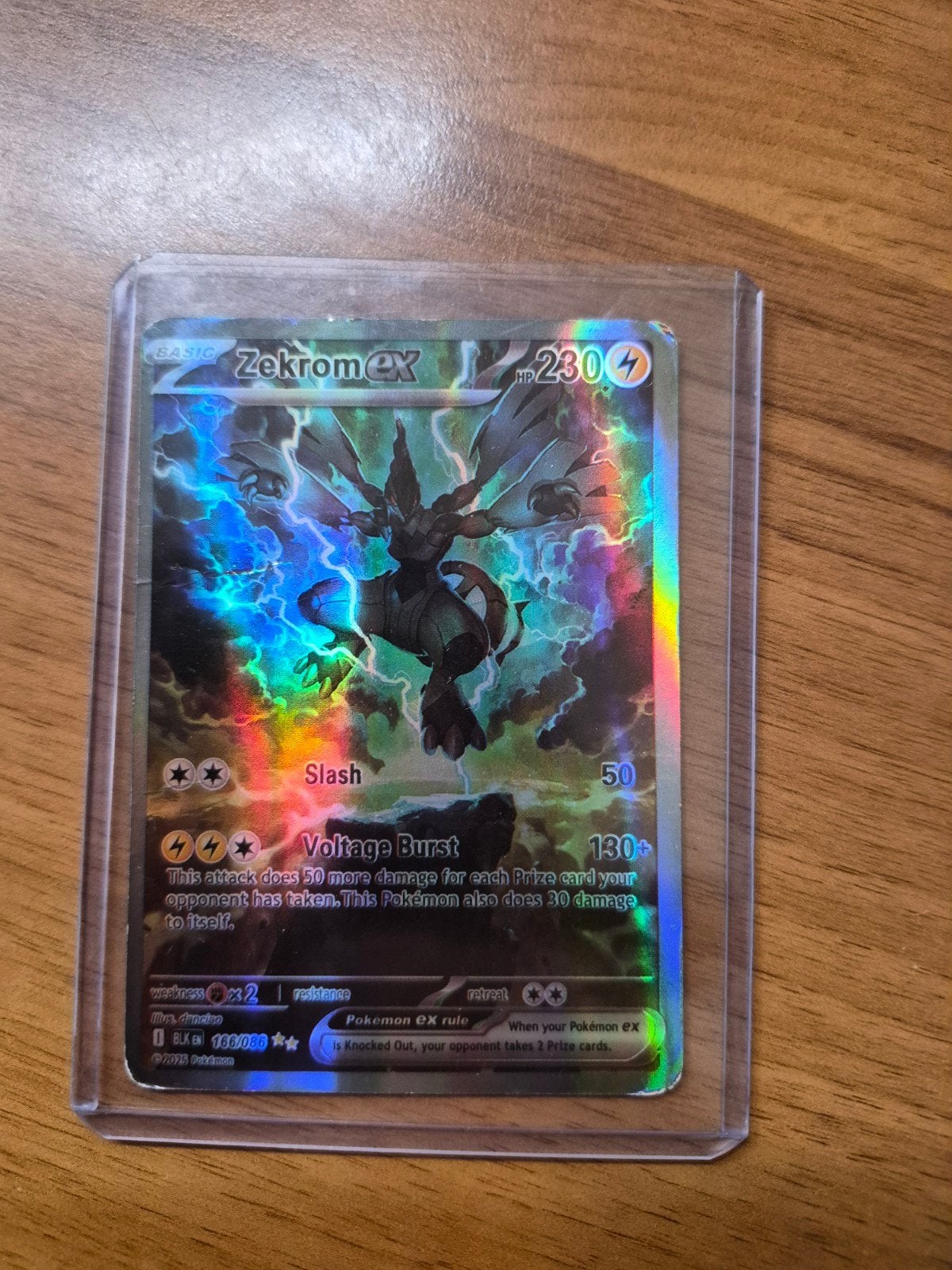 Zekrom ex 166/086 SIR -Black Bolt- Special Illustration Rare, Hobby en Vrije tijd, Ophalen of Verzenden, Zo goed als nieuw