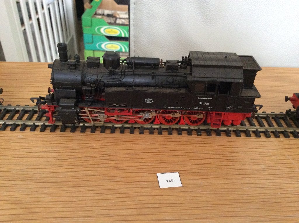 Fleischmann DB stoomloc BR 94 1730 - vintage modelspoor, Gebruikt, Locomotief, Ophalen of Verzenden, Fleischmann