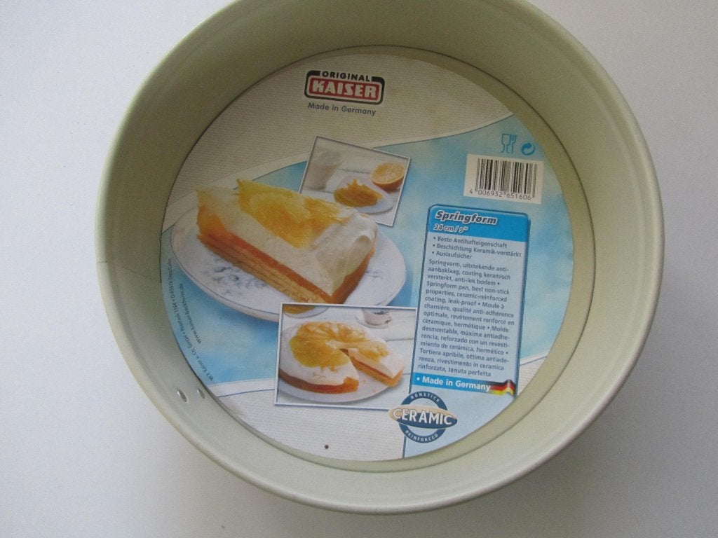 BAKBLIKKEN SPRINGVORM 26 EN 22 CM MERK KAISER anti aanbak, Ophalen of Verzenden, Zo goed als nieuw, Metaal
