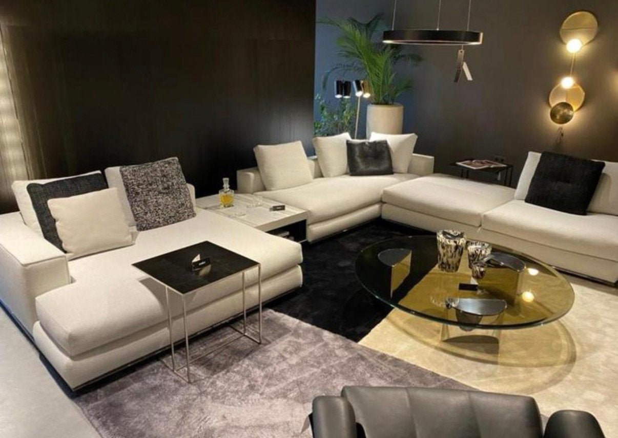 Minotti Dibbets Flag 3x5 showmodel np € 15.000,-, Minotti, 200 cm of meer, Ophalen of Verzenden, Zo goed als nieuw