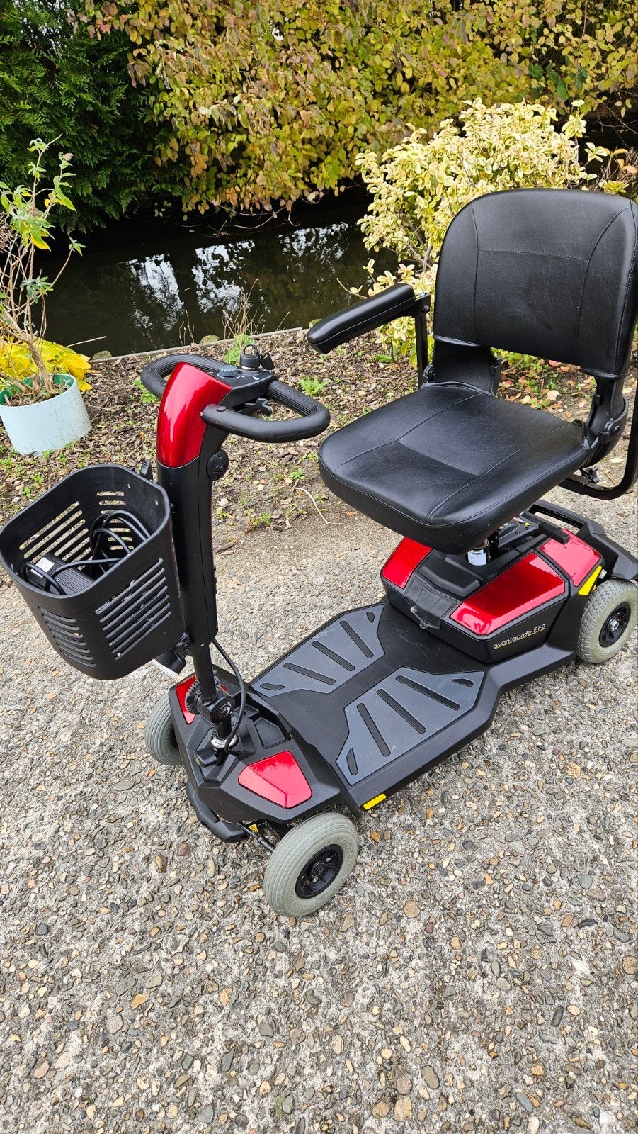 Pride Avantgarde ET2 inklapbare/deelbare kleine scootmobiel, Diversen, Ophalen, Inklapbaar, Zo goed als nieuw, Elektrische rolstoel