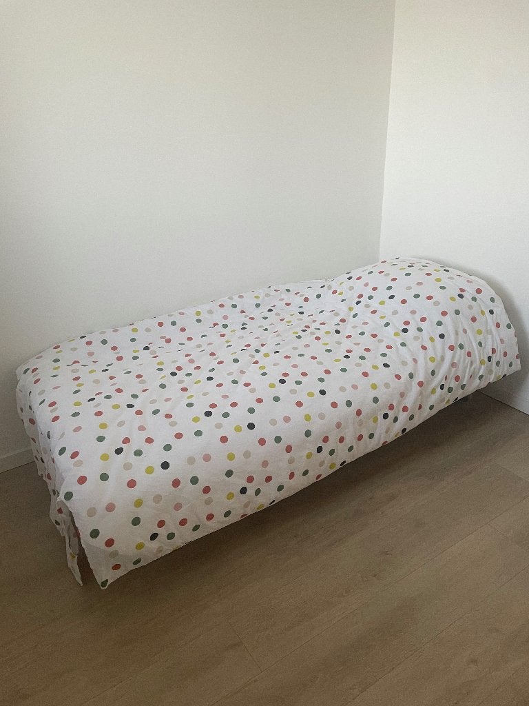 Bed, Ophalen, Eenpersoons, 190 cm of minder, Zo goed als nieuw