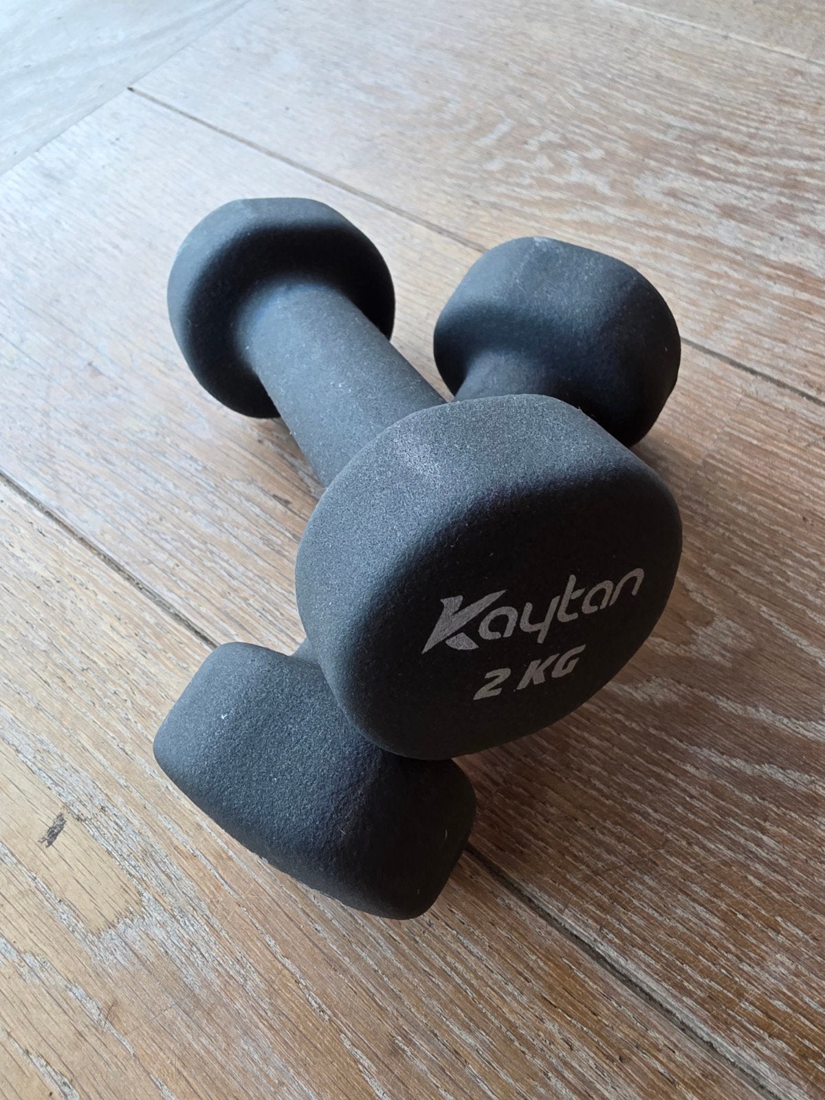 Set Kaytan handgewichten / halters 2 kg, Ophalen of Verzenden, Gebruikt, Armen, Dumbbell