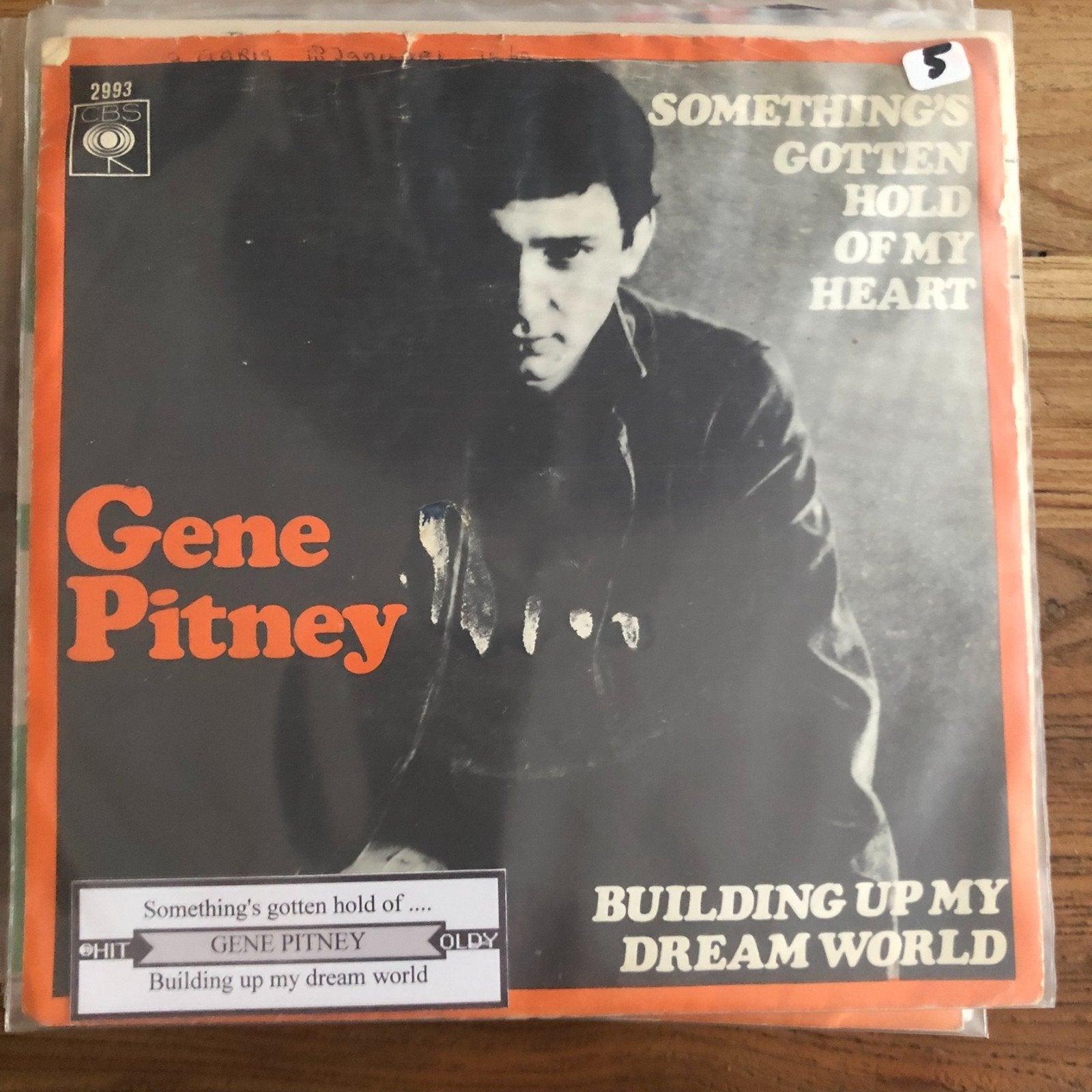 Gene Pitney - Something's Gotten Hold of My Heart single, Ophalen of Verzenden, Gebruikt, 7 inch, Pop