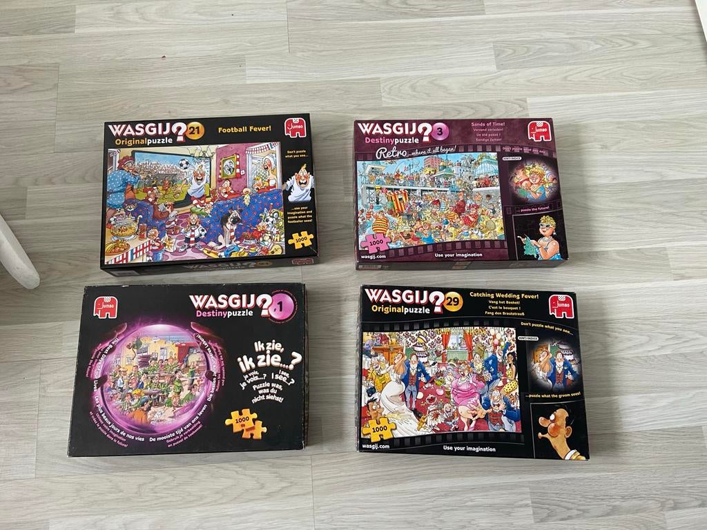 Wasgij puzzels 1000 stukjes, Ophalen of Verzenden, 500 t/m 1500 stukjes, Zo goed als nieuw, Legpuzzel