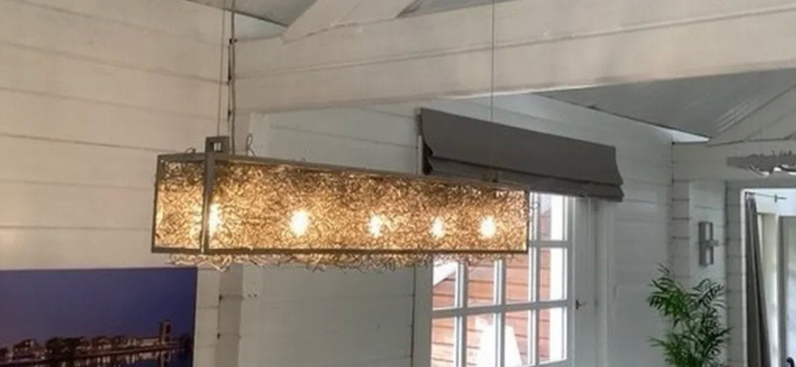Brand en van Egmond Rhapsody in blue hanglamp, Ophalen, Gebruikt