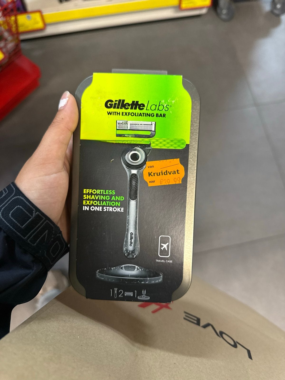 Gillette Labs Scheermes met Exfoliërende Bar, Ophalen of Verzenden, Nieuw, Overige typen