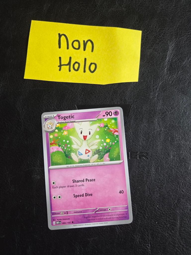 Togetic 084/197 Obsidian flames, Ophalen of Verzenden, Zo goed als nieuw