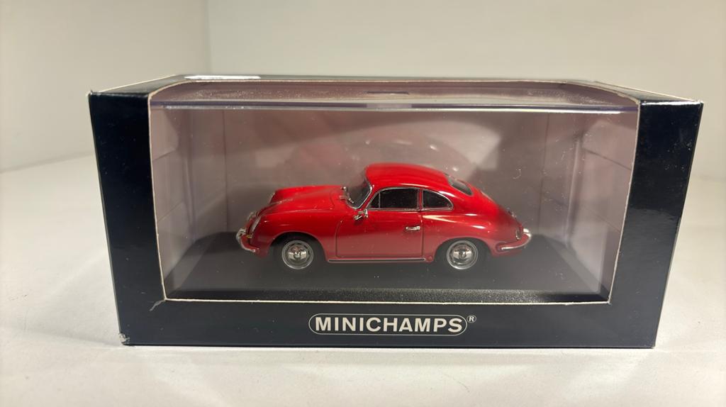 Porsche 356 b red minichamps 1.43, Hobby en Vrije tijd, Modelauto's | 1:43, Auto, Ophalen of Verzenden, MiniChamps, A
