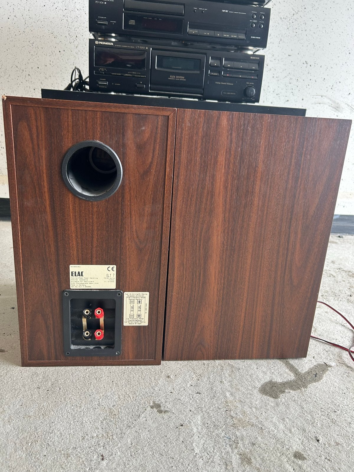 Pioneer 3-delige set met ELAC speakers, Ophalen, Gebruikt, Cassettedeck, Losse componenten