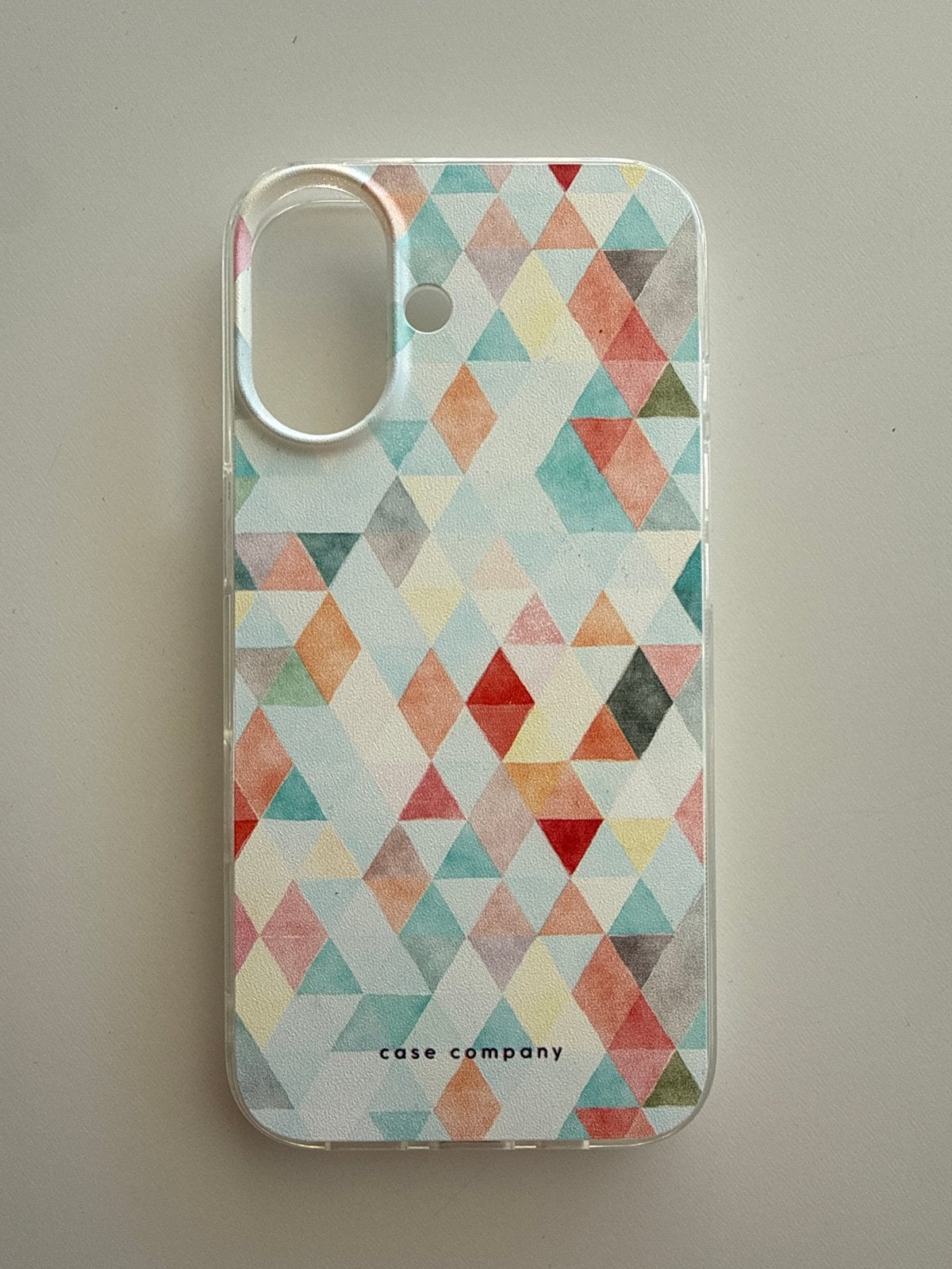 telefoonhoesje (iphone 16) met geometrisch patroon
