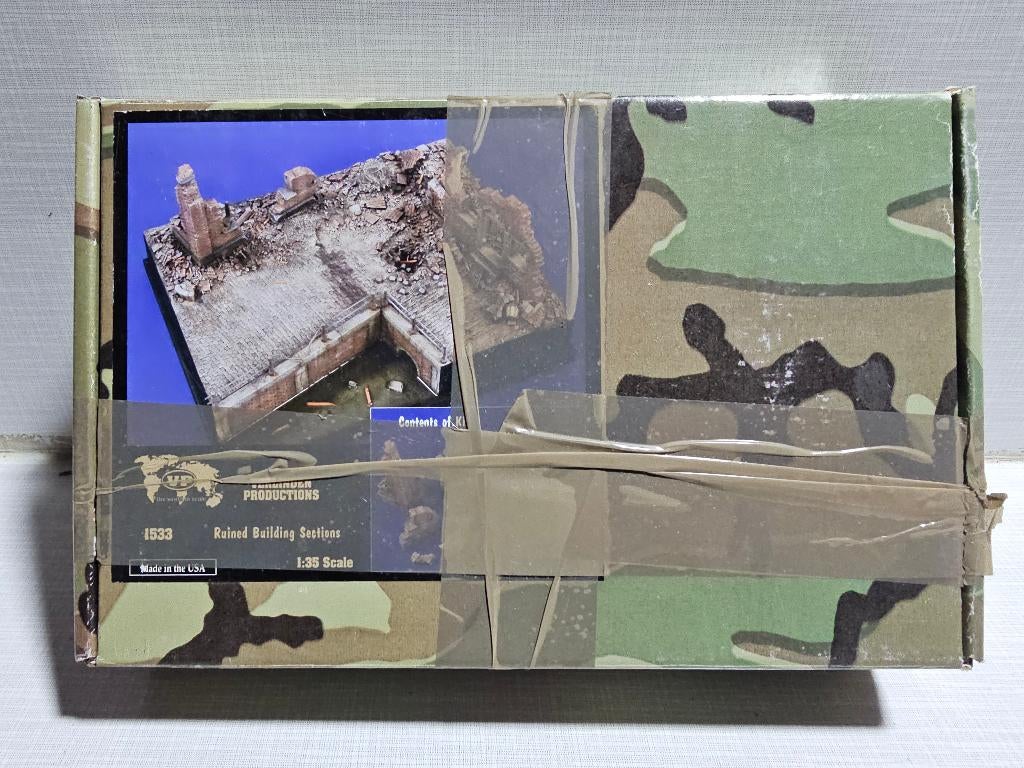 Verlinden ruined building modelbouw, Ophalen of Verzenden, Zo goed als nieuw, 1:50 of kleiner, Diorama