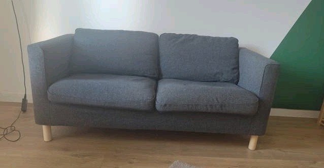 2 zits bank ikea Pärup grijs, Ophalen, 150 tot 200 cm, Tweepersoons, 75 tot 100 cm