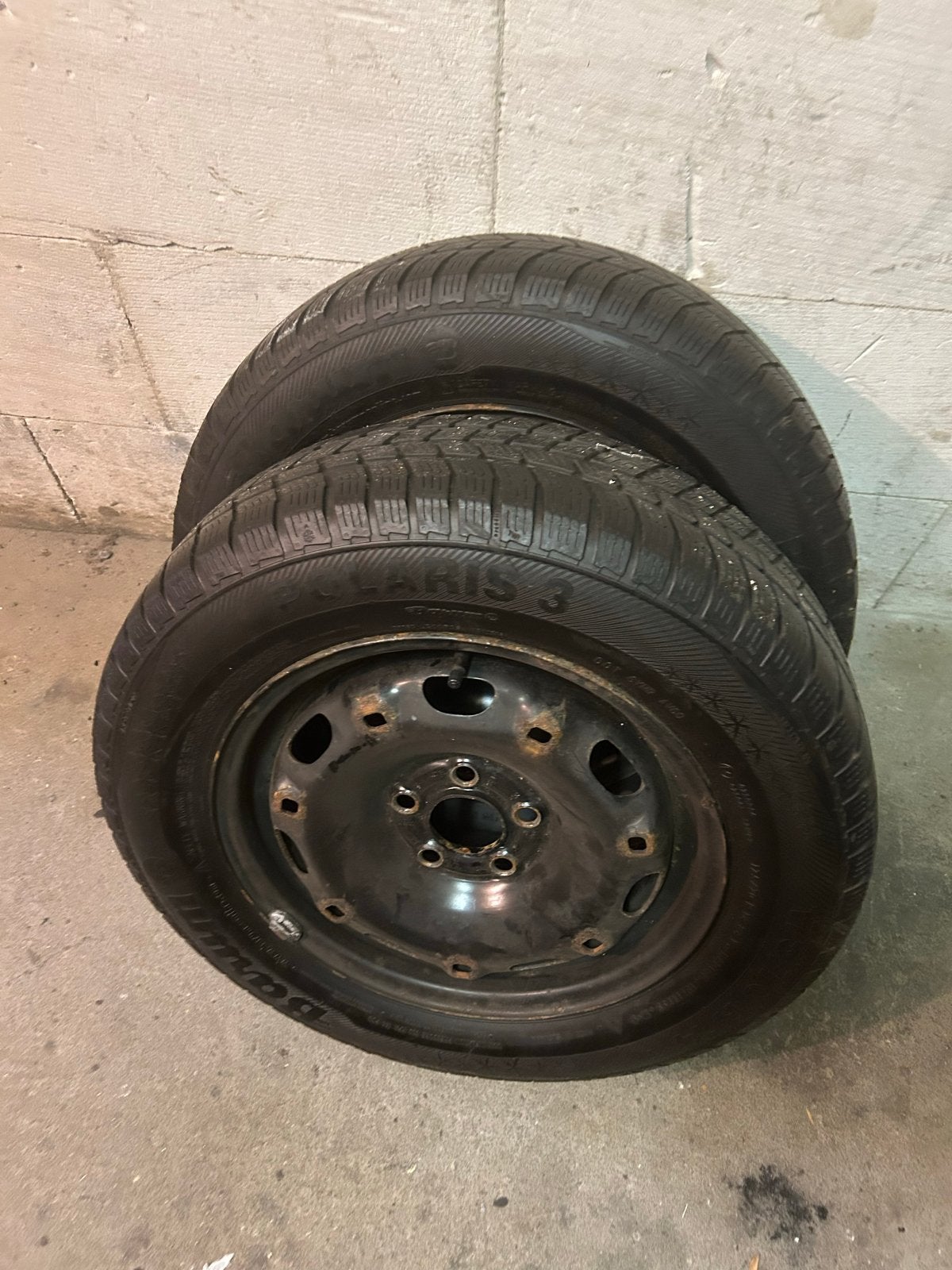 4,8MM Winterbanden op stalen velgen - 175/70 R14, Ophalen of Verzenden, Gebruikt