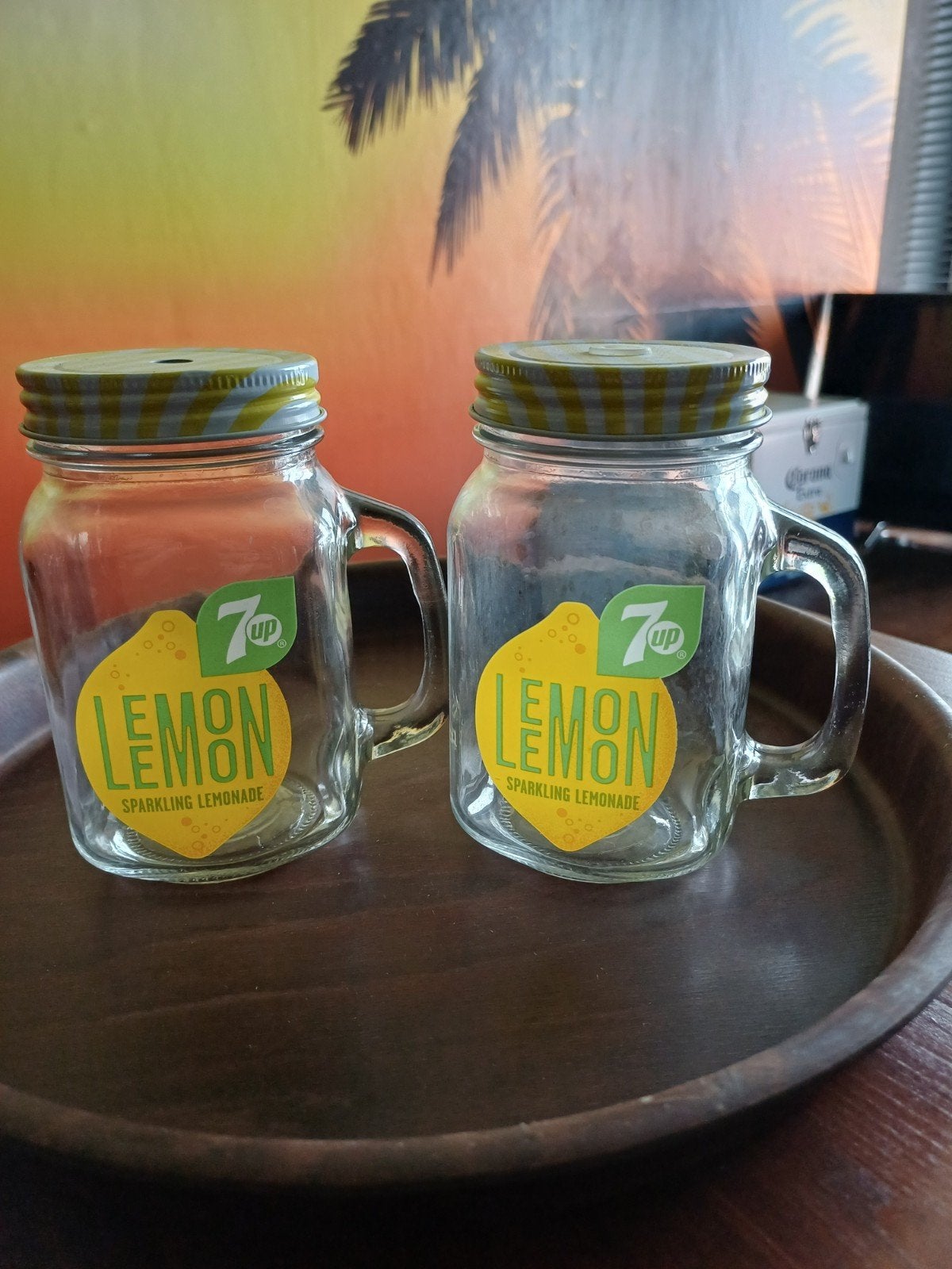 7UP Lemon Frisdrank Glazen (2 stuks), Ophalen