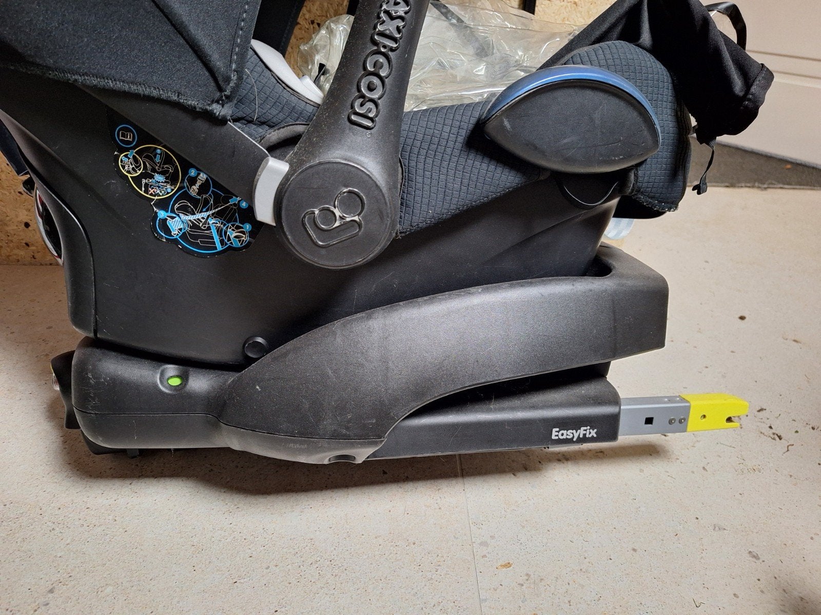 EasyFix base, Ophalen, Autogordel of Isofix, Gebruikt, 0 t/m 13 kg