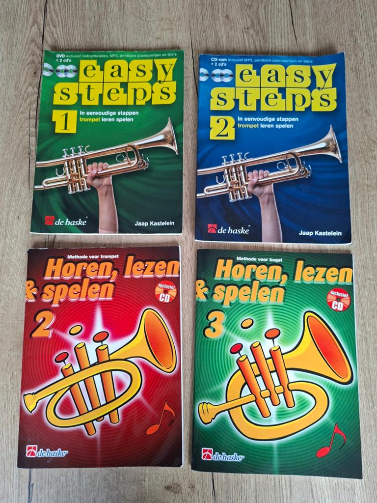 Lesboeken voor trompet., Ophalen of Verzenden, Les of Cursus, Overige genres, Trompet