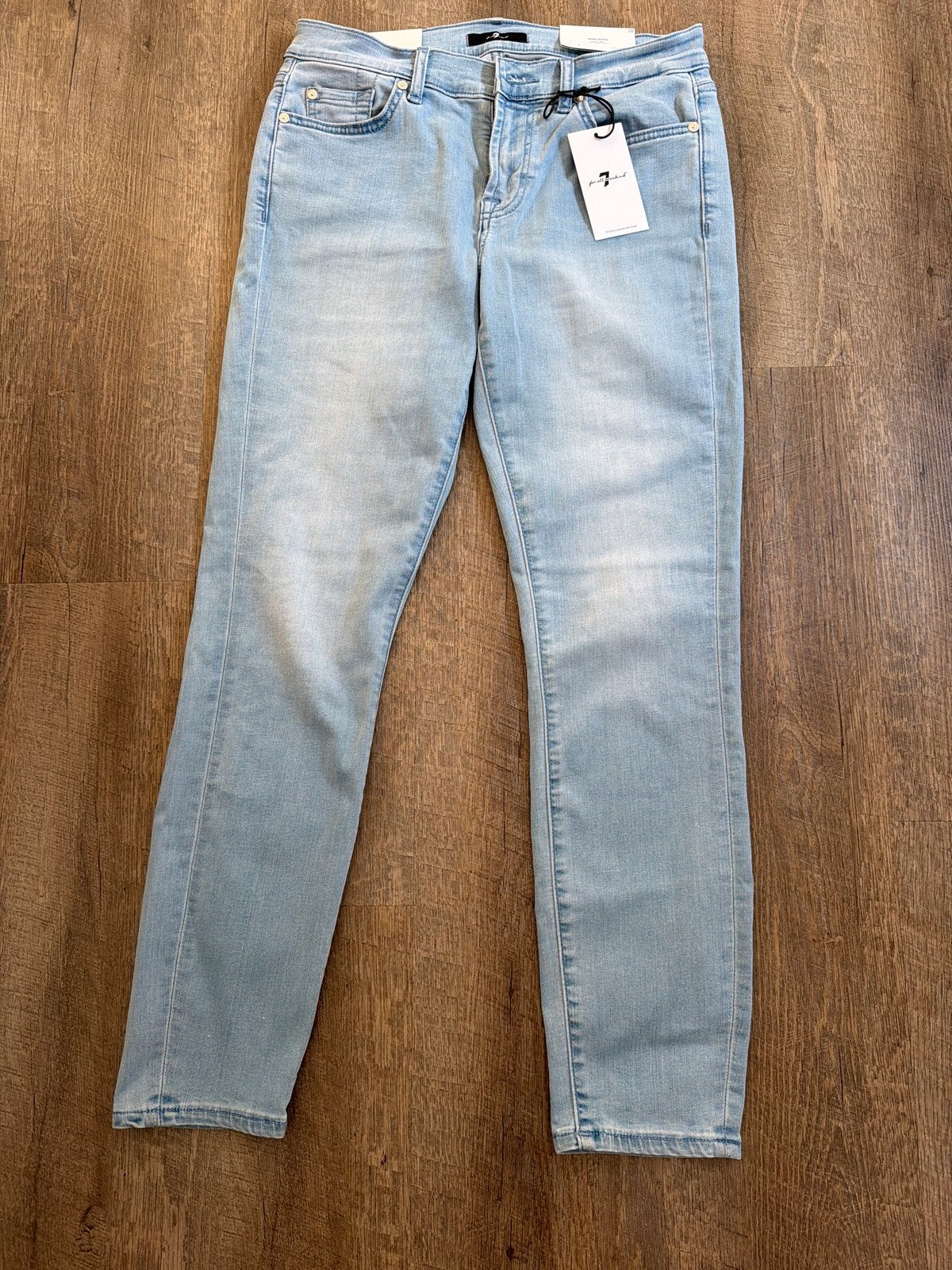 7 For All Mankind Ankle Gwenevere Jeans - Nieuw met kaartje, Ophalen of Verzenden, Nieuw, Blauw, W28 - W29 (confectie 36)