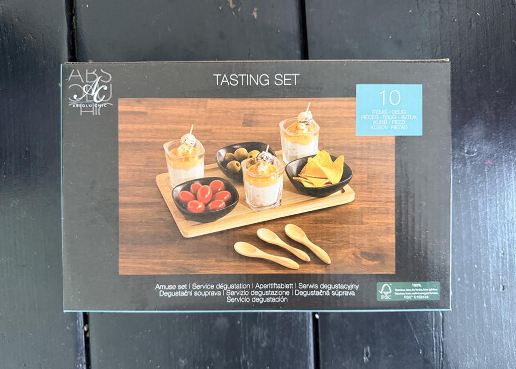 Amuse set, Nieuw, Ophalen of Verzenden, Glas, Overige stijlen