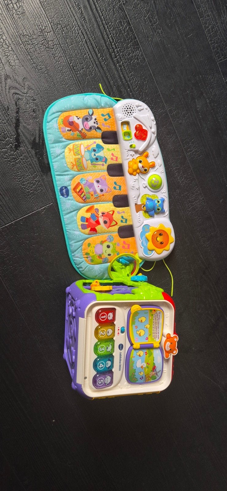 VTech Baby Speelgoed Set: Piano en Activiteitenkubus, Ophalen of Verzenden