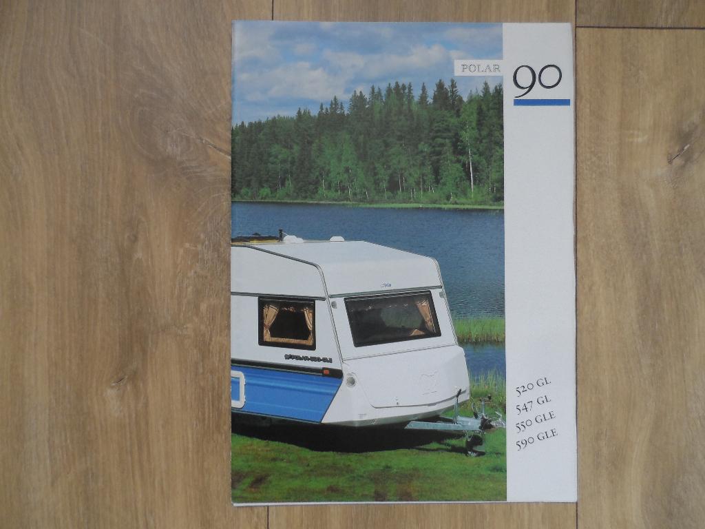 Folder Polar en Sävsjö caravan 1990 t/m 2019, Ophalen of Verzenden