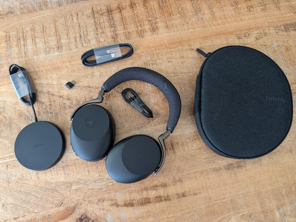 Jabra Evolve3 85 - inclusief laadstation, Computers en Software, Headsets, Nieuw, Over-ear, Draadloos, Ophalen of Verzenden