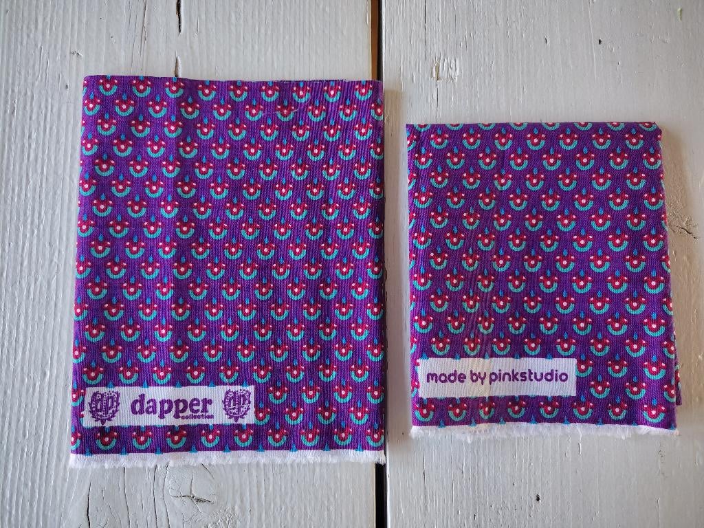 Prachtige stof van Dapper - made by Pinkstudio, Paars, Nieuw, Ophalen of Verzenden, Katoen