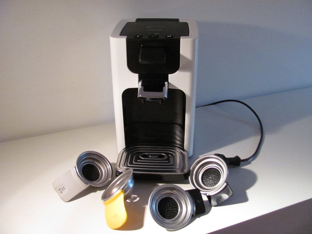 Philips Senseo HD 7865 koffiezetapparaat wit, Koffiemachine, Ophalen of Verzenden, Zo goed als nieuw, 2 tot 4 kopjes