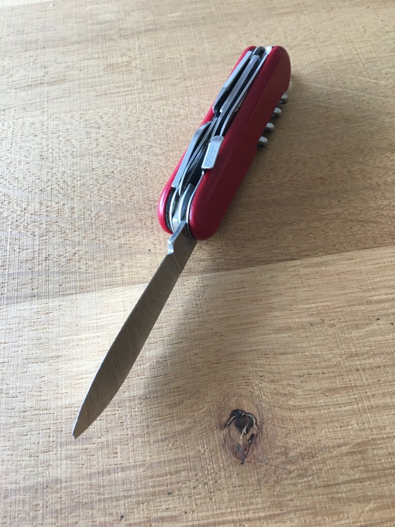 Wenger zakmes met locking blade, Ophalen of Verzenden, Gebruikt