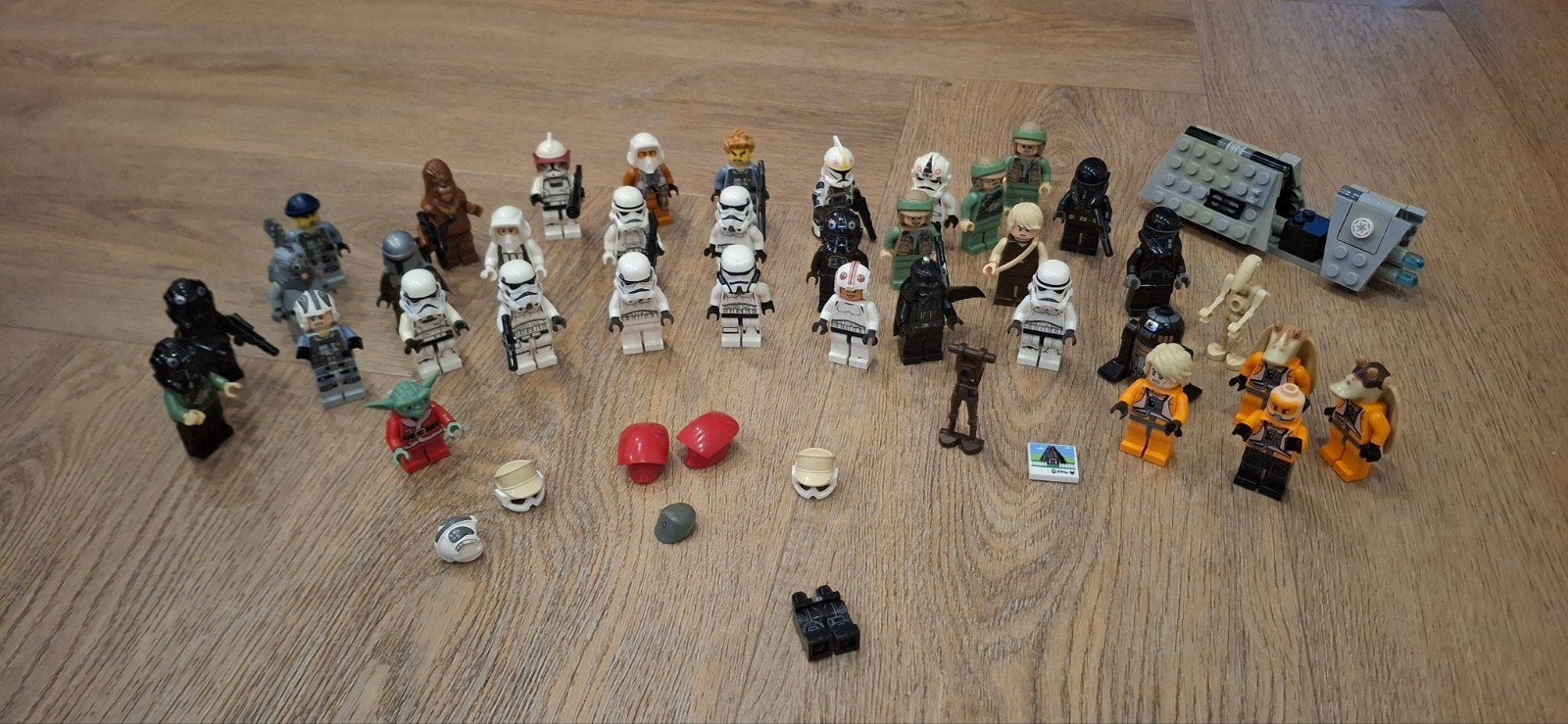 Miniatuur poppetjes lego starwars figuren, Ophalen, Inclusief minifiguren, Gebruikt, Star Wars