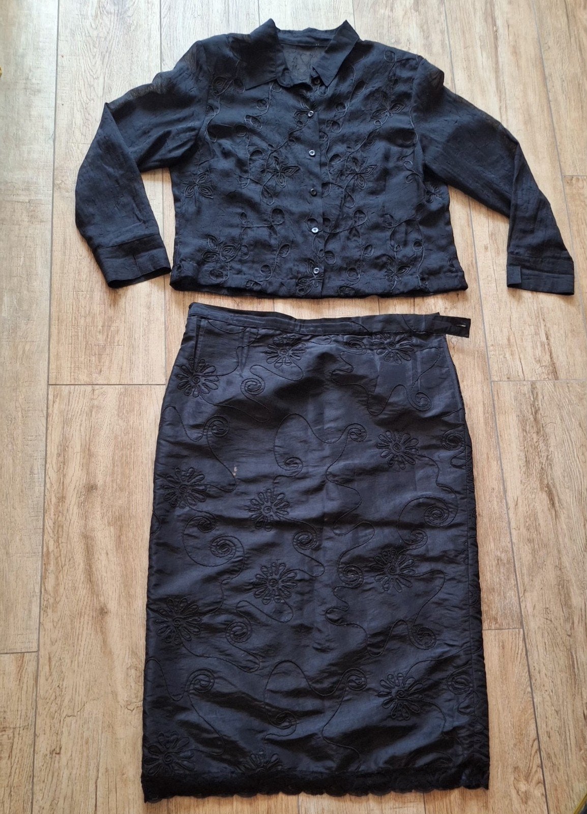 Zwarte mooi  set  maat 42 44  zo goed als nieuw, Kleding | Dames, Soyaconcept, Zwart, Maat 42/44 (L), Ophalen of Verzenden
